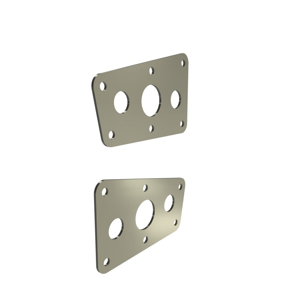 Honda Shadow VT750 (Shaft) Side Covers (Left &Right) Raw Steel