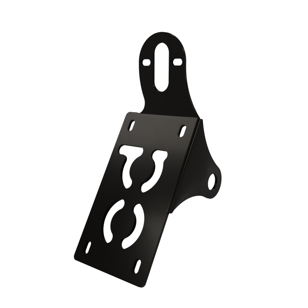 UNIVERSAL Vertical License plate bracket (Powder Coated)