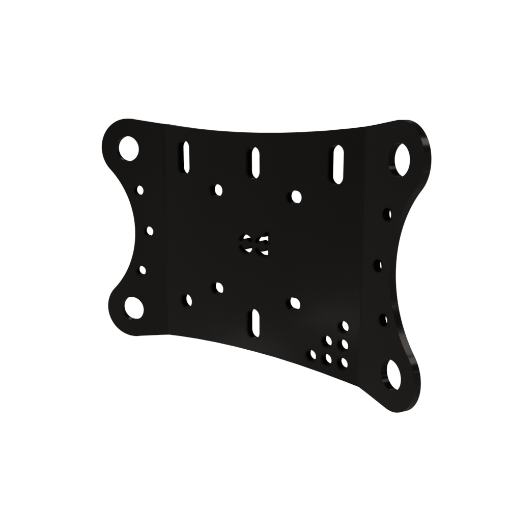 Multi-Fit HeadLight Plate  (Holes)