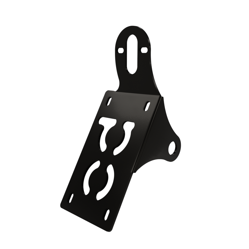 UNIVERSAL Vertical License plate bracket (Powder Coated)