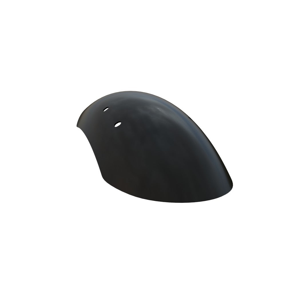 5.5" / 140mm 1-Piece Steel Black Front Fender