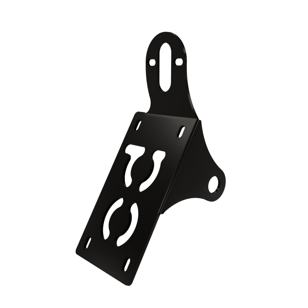 UNIVERSAL Vertical License plate bracket (Powder Coated)