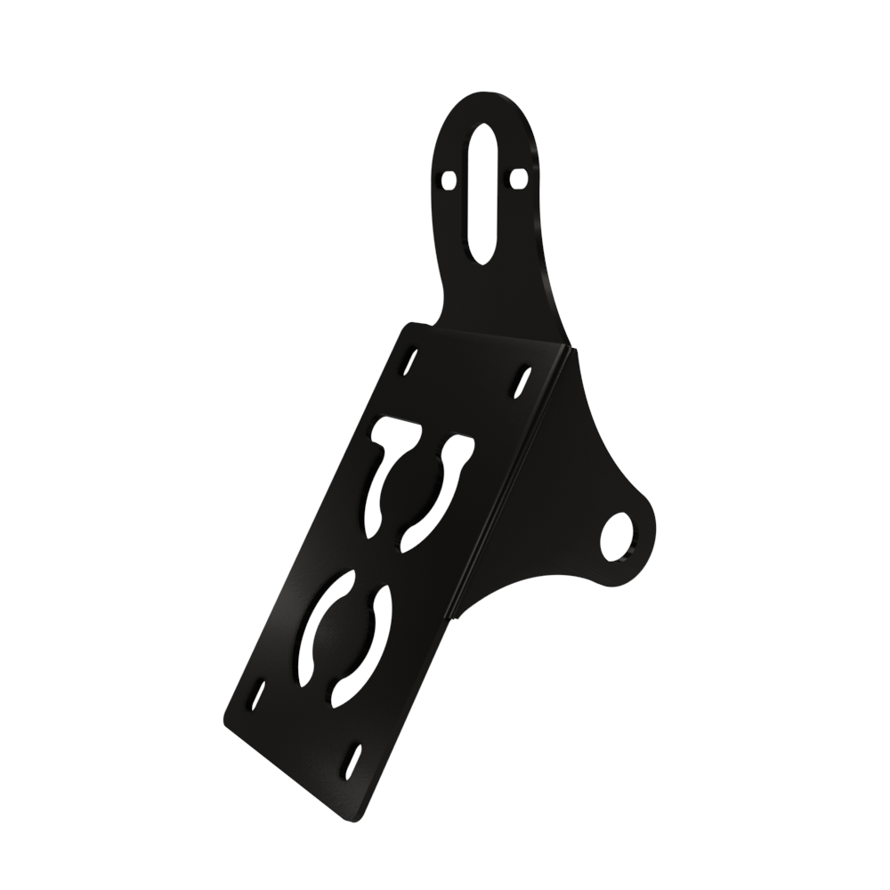 UNIVERSAL Vertical License plate bracket (Powder Coated)