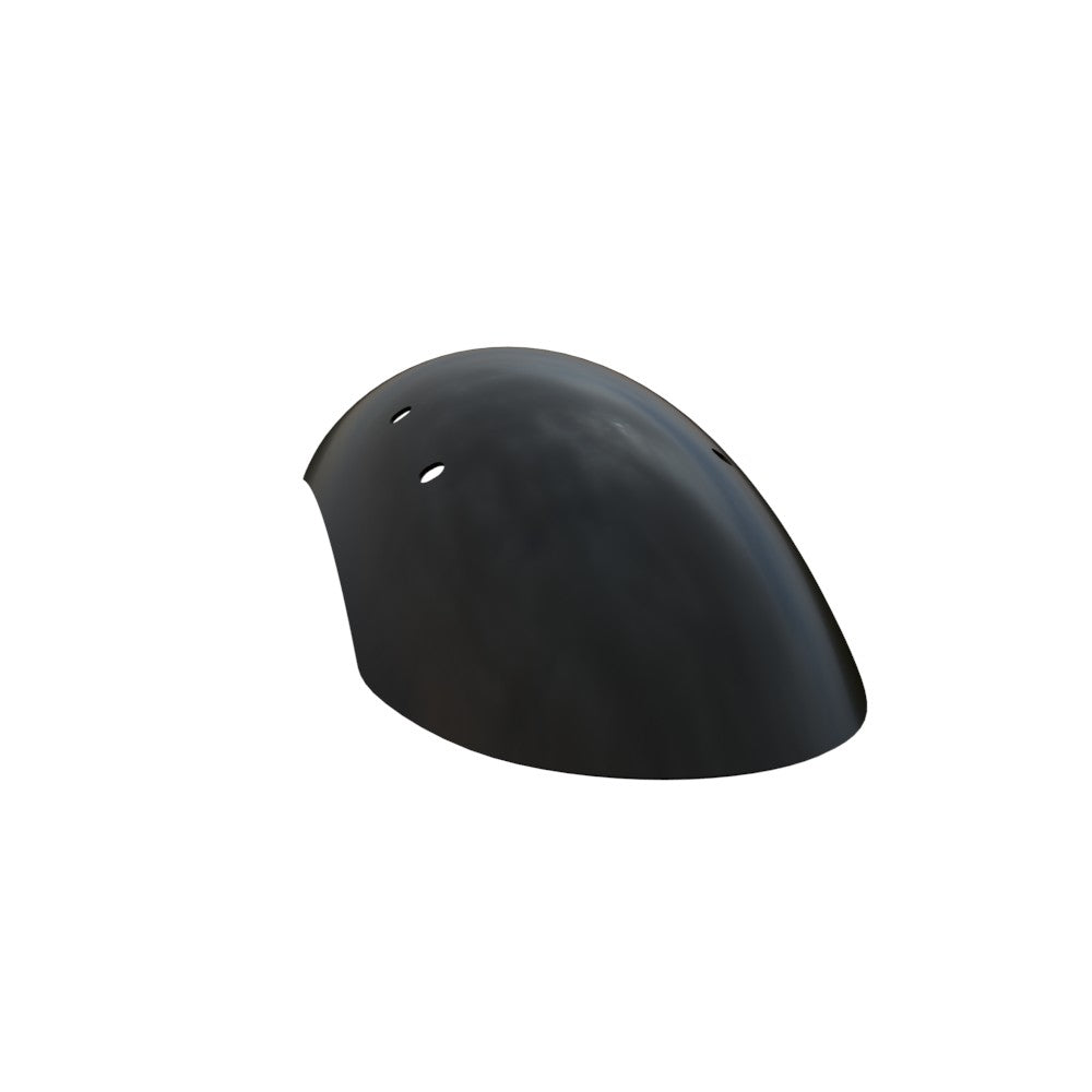 5.5" / 140mm 1-Piece Steel Black Front Fender