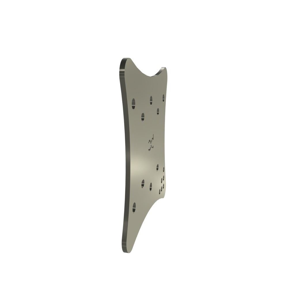 Multi-Fit HeadLight Plate (Raw Metal)