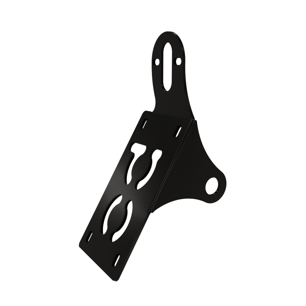 UNIVERSAL Vertical License plate bracket (Powder Coated)