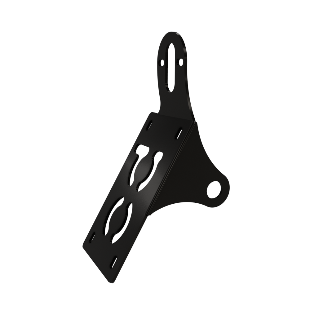 UNIVERSAL Vertical License plate bracket (Powder Coated)