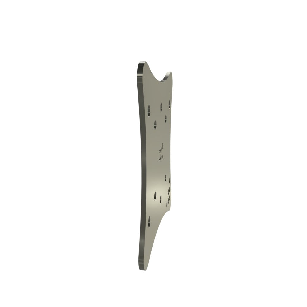 Multi-Fit HeadLight Plate (Raw Metal)