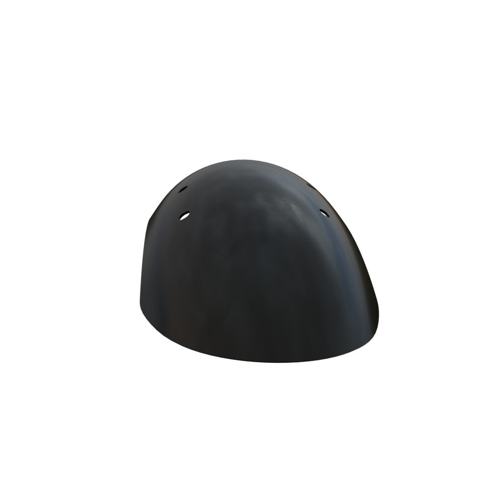 5.5" / 140mm 1-Piece Steel Black Front Fender