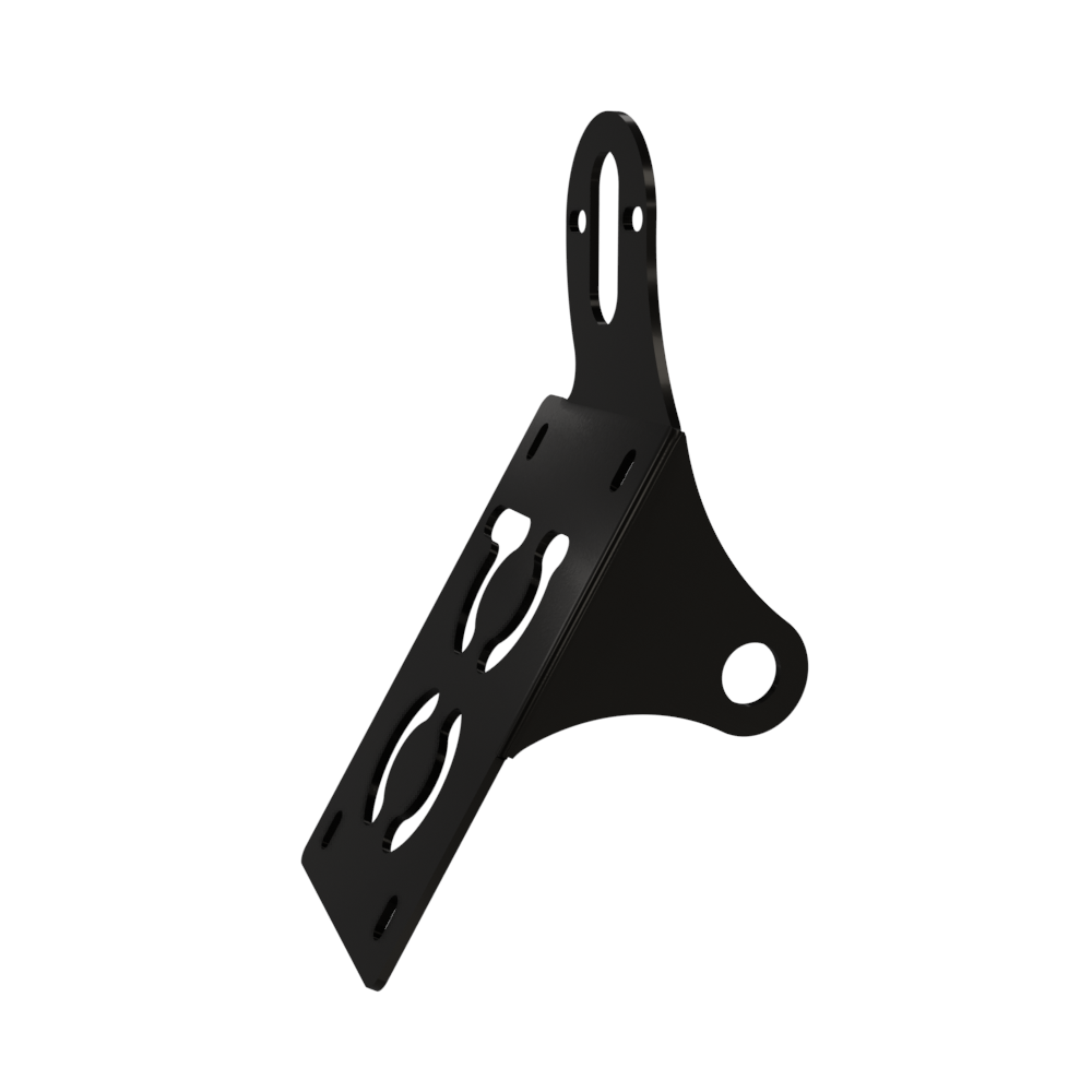 UNIVERSAL Vertical License plate bracket (Powder Coated)