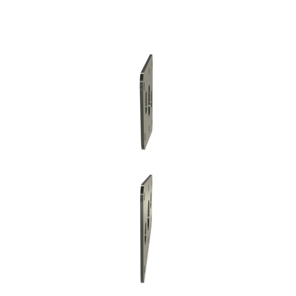 Honda Shadow VT750 (Shaft) Side Covers (Left &Right) Raw Steel