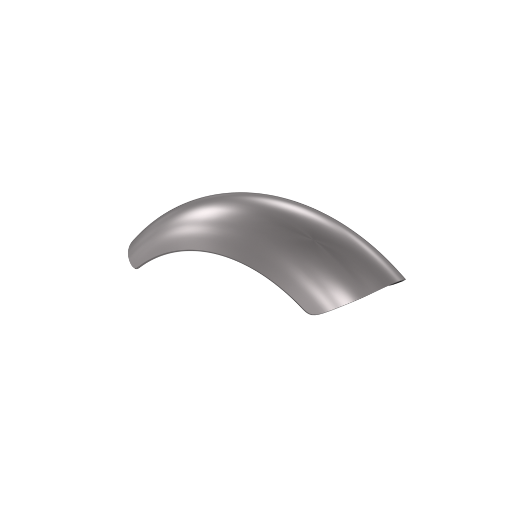 7" 1-Piece Aluminum Rear Fender