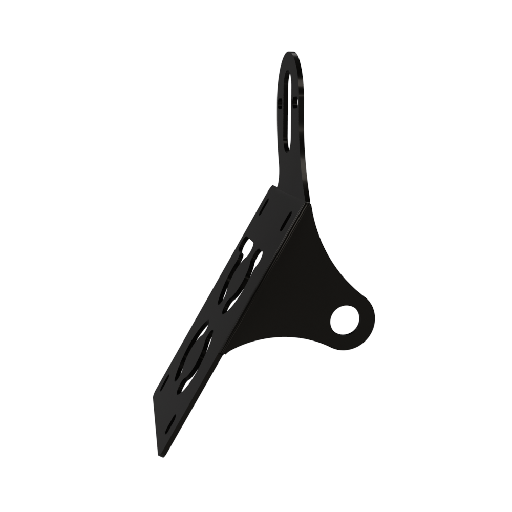 UNIVERSAL Vertical License plate bracket (Powder Coated)