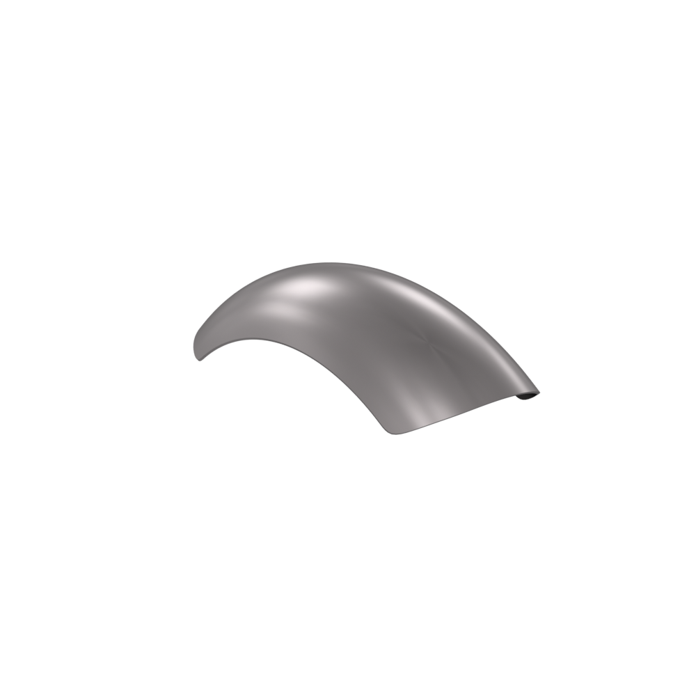 8" 1-Piece Steel Rear Fender