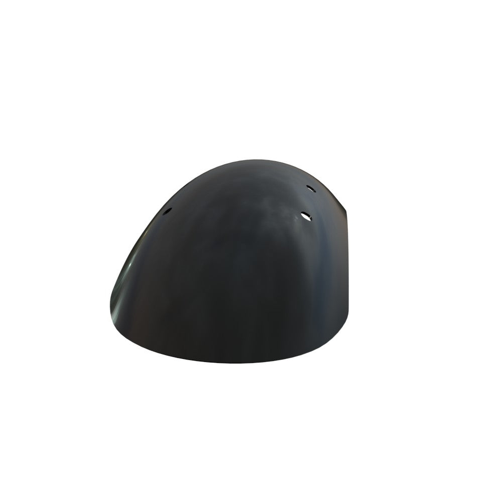 5.5" / 140mm 1-Piece Steel Black Front Fender