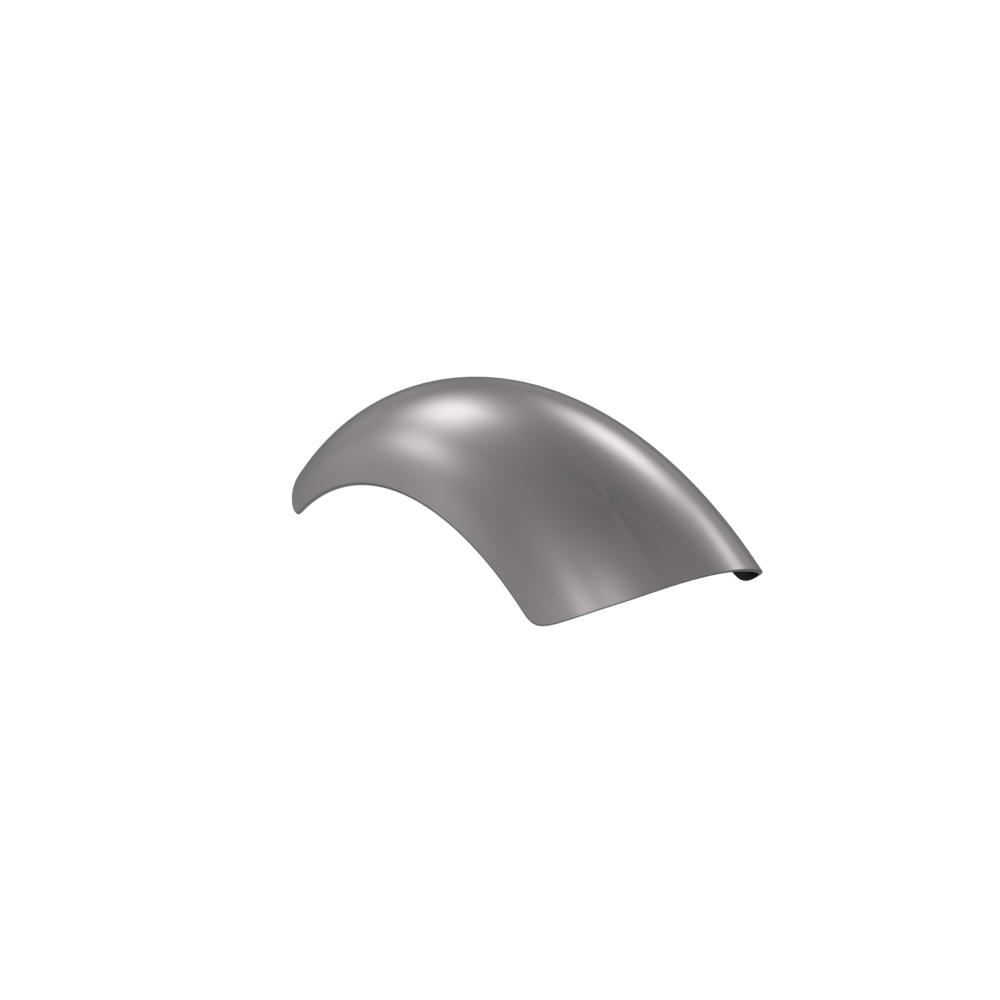 7" 1-Piece Aluminum Rear Fender