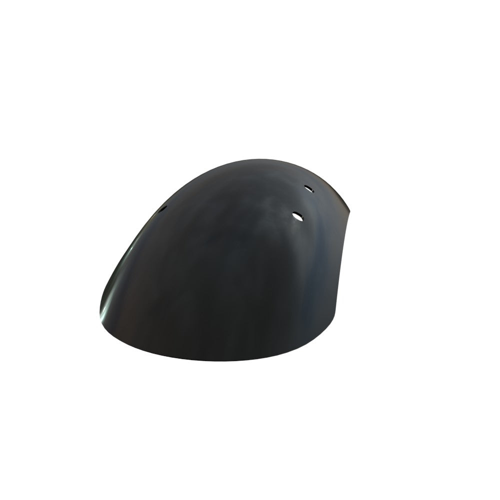 5.5" / 140mm 1-Piece Steel Black Front Fender