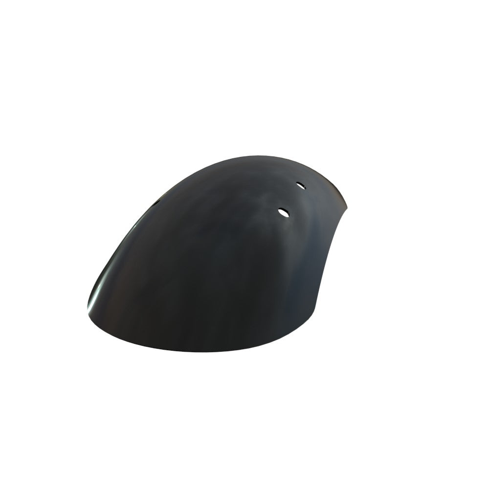 5.5" / 140mm 1-Piece Steel Black Front Fender