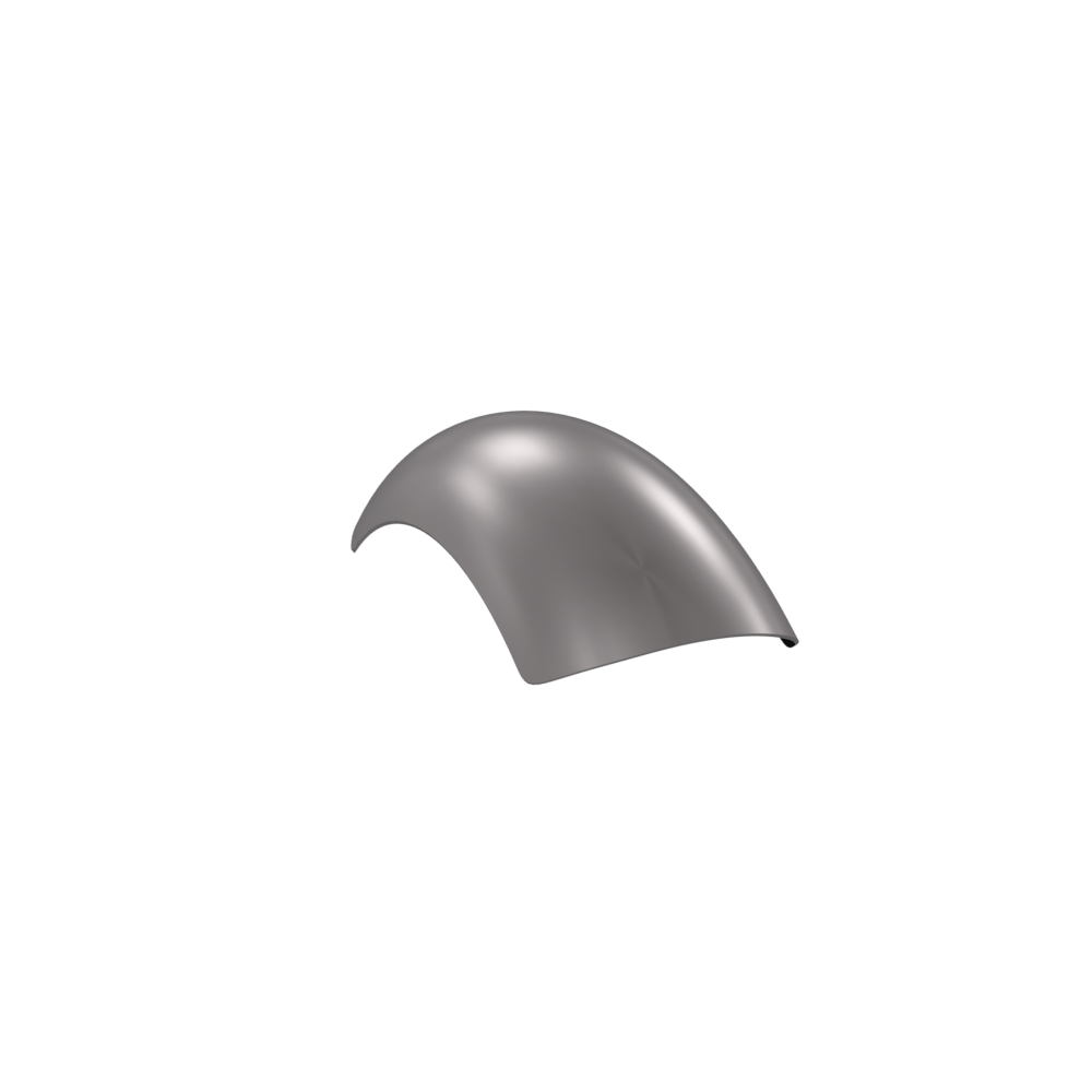 8" 1-Piece Steel Rear Fender