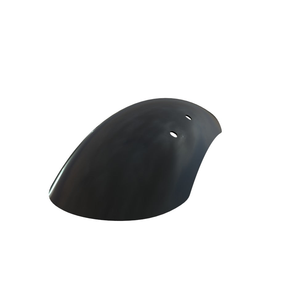 5.5" / 140mm 1-Piece Steel Black Front Fender