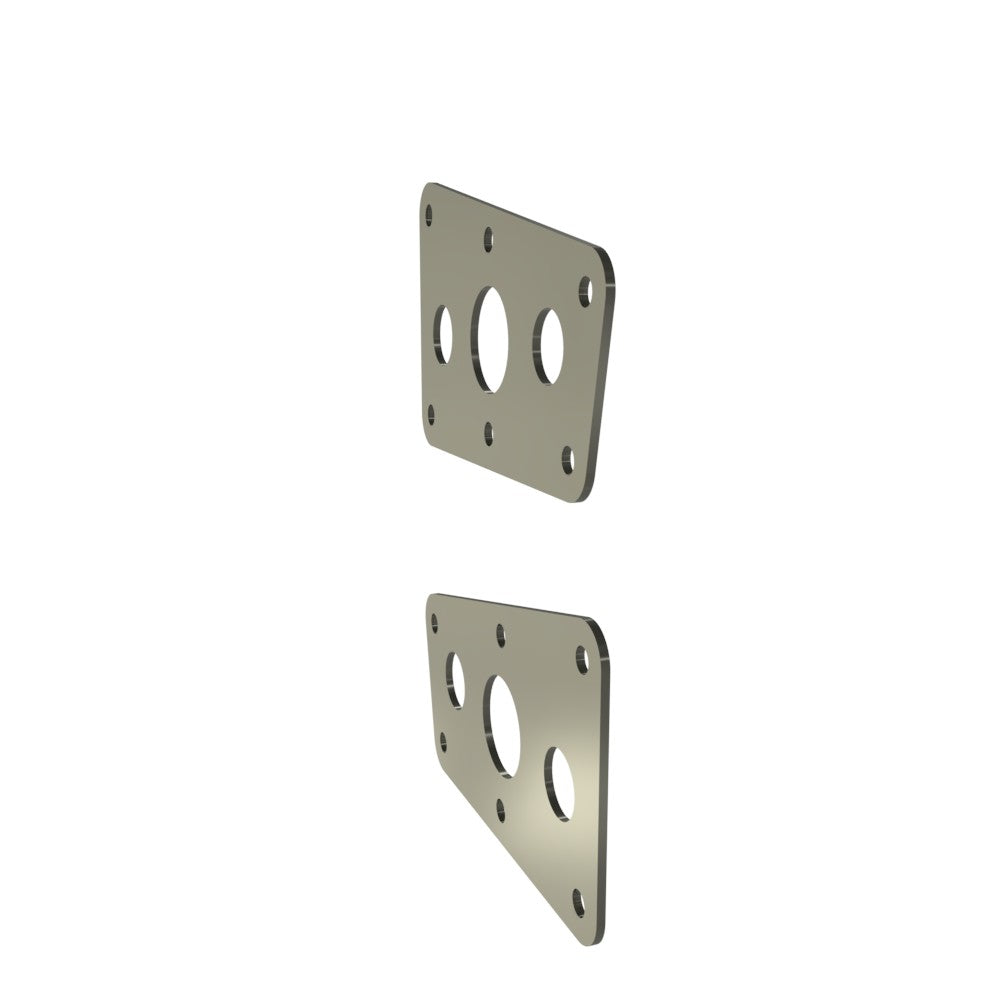 Honda Shadow VT750 (Shaft) Side Covers (Left &Right) Raw Steel