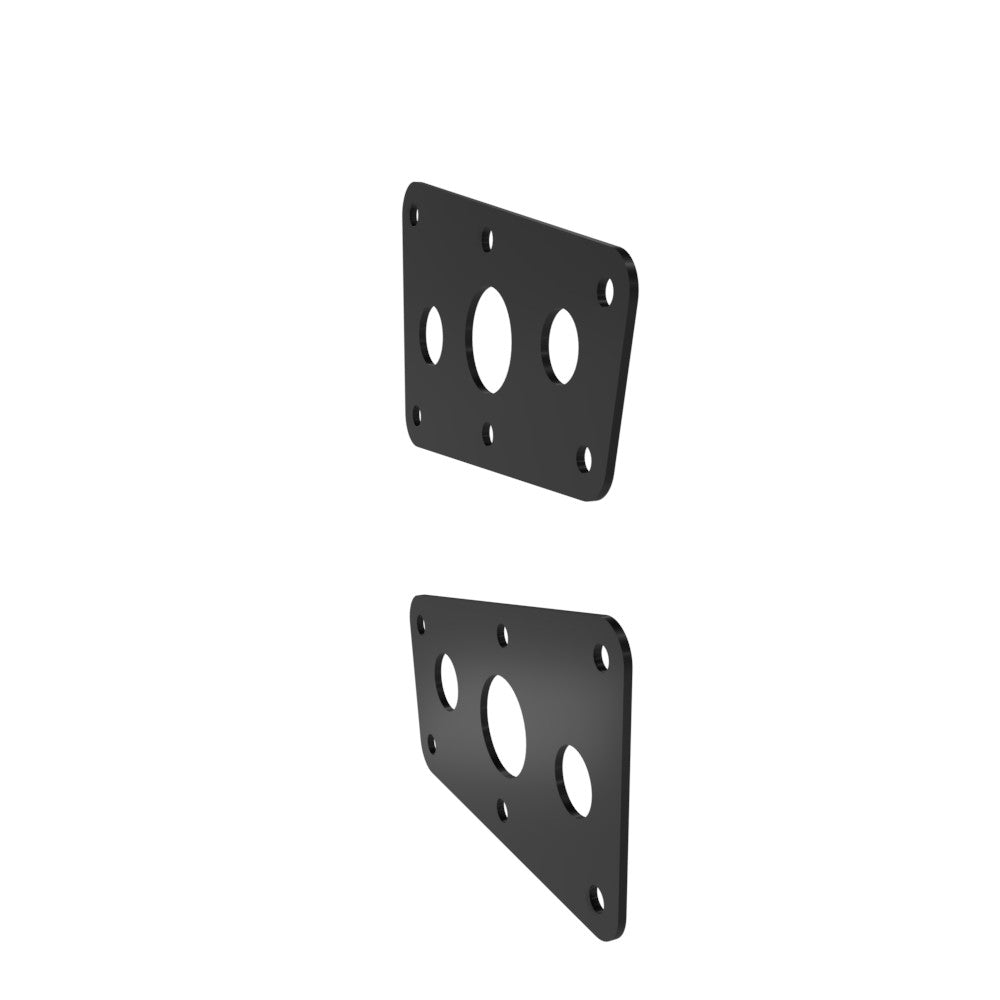 Honda Shadow VT750 (Shaft) Side Covers (Left &Right) Powder Coated