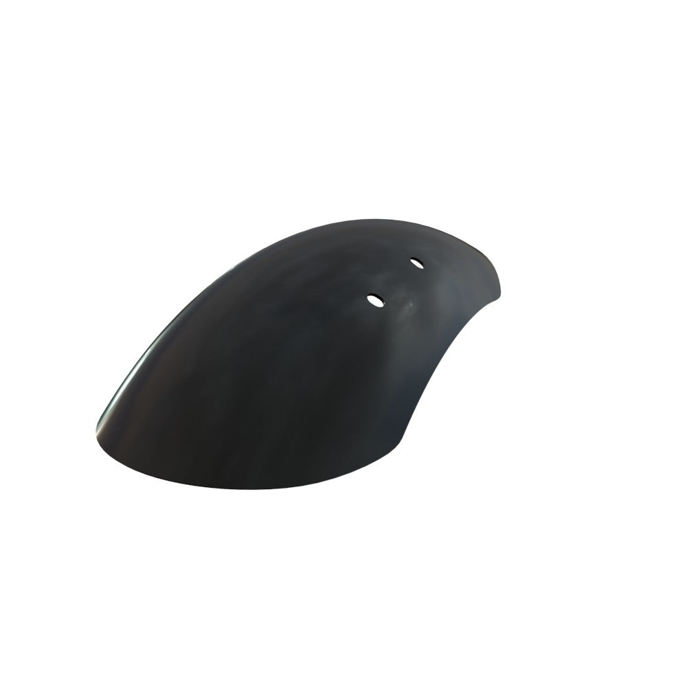 5.5" / 140mm 1-Piece Steel Black Front Fender