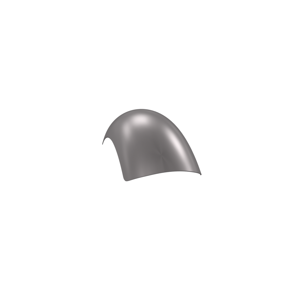 8" 1-Piece Steel Rear Fender