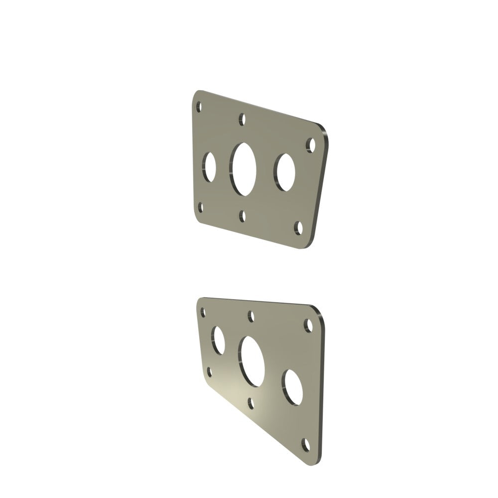 Honda Shadow VT750 (Shaft) Side Covers (Left &Right) Raw Steel