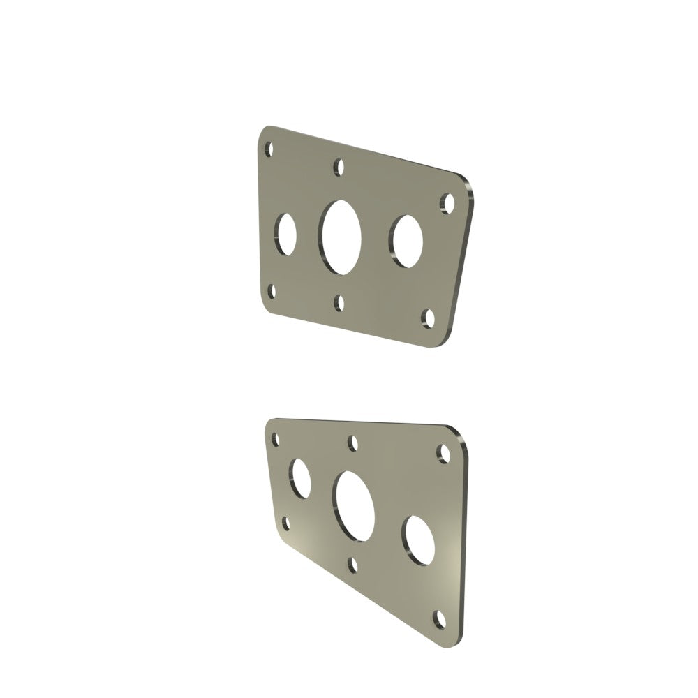 Honda Shadow VT750 (Shaft) Side Covers (Left &Right) Raw Steel