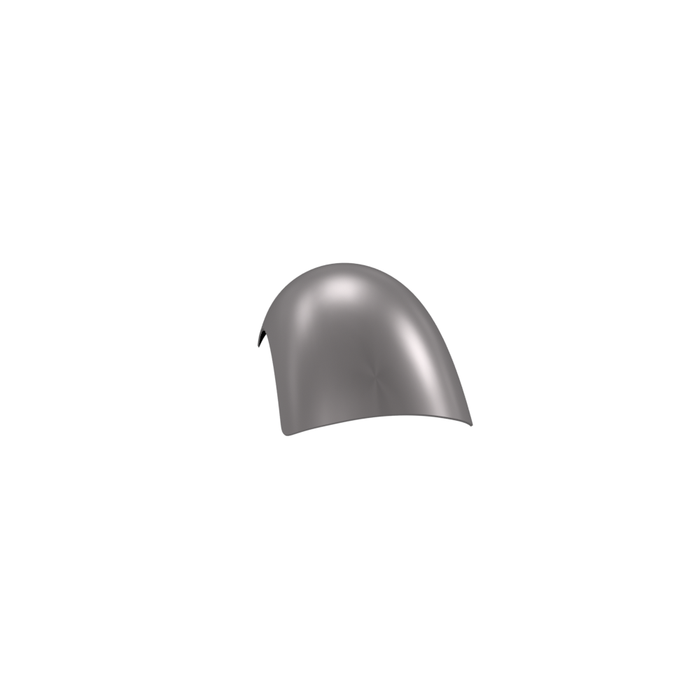 8" 1-Piece Steel Rear Fender