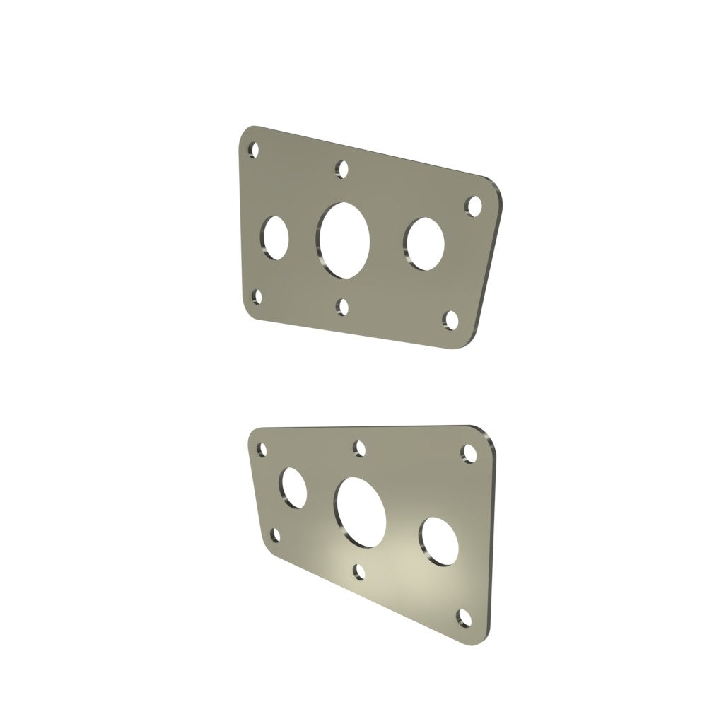 Honda Shadow VT750 (Shaft) Side Covers (Left &Right) Raw Steel