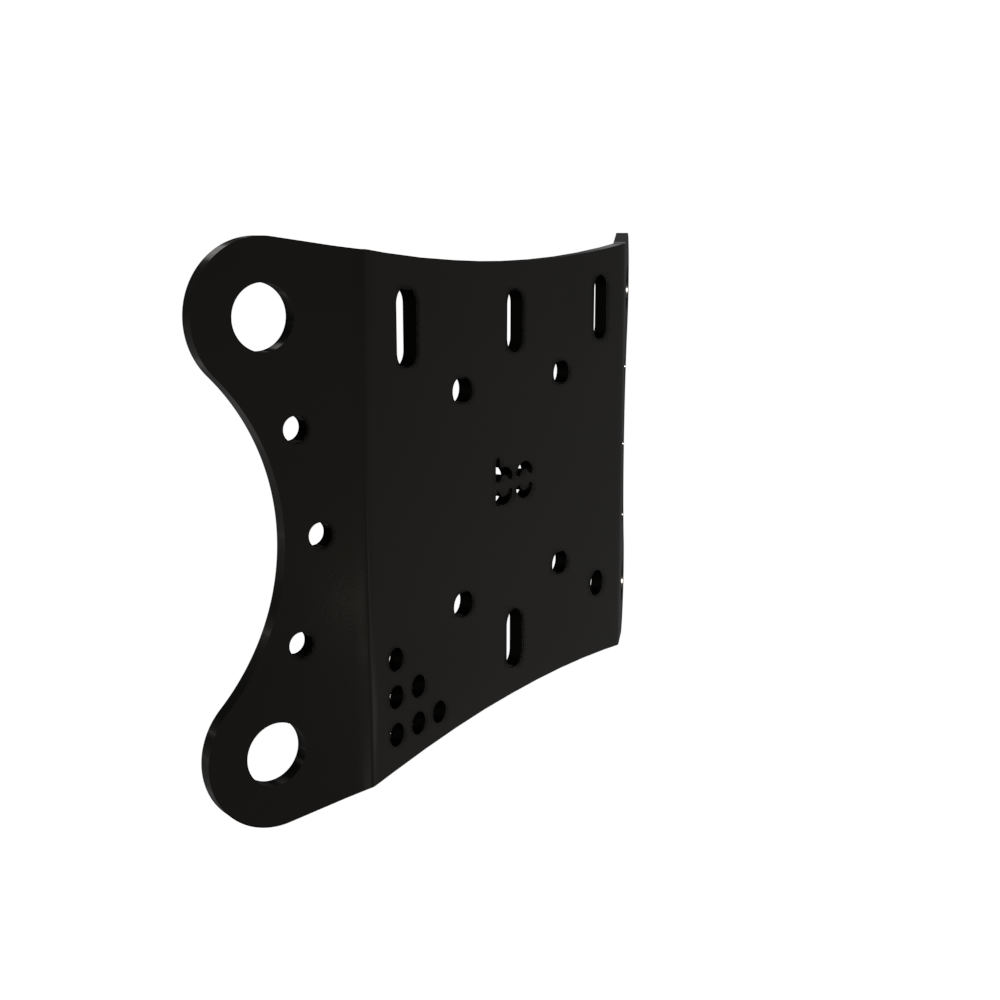 Multi-Fit HeadLight Plate  (Holes)