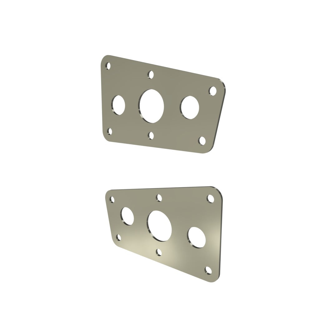 Honda Shadow VT750 (Shaft) Side Covers (Left &Right) Raw Steel