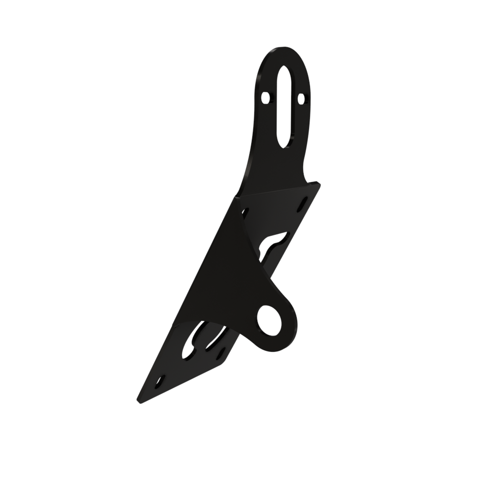 UNIVERSAL Vertical License plate bracket (Powder Coated)