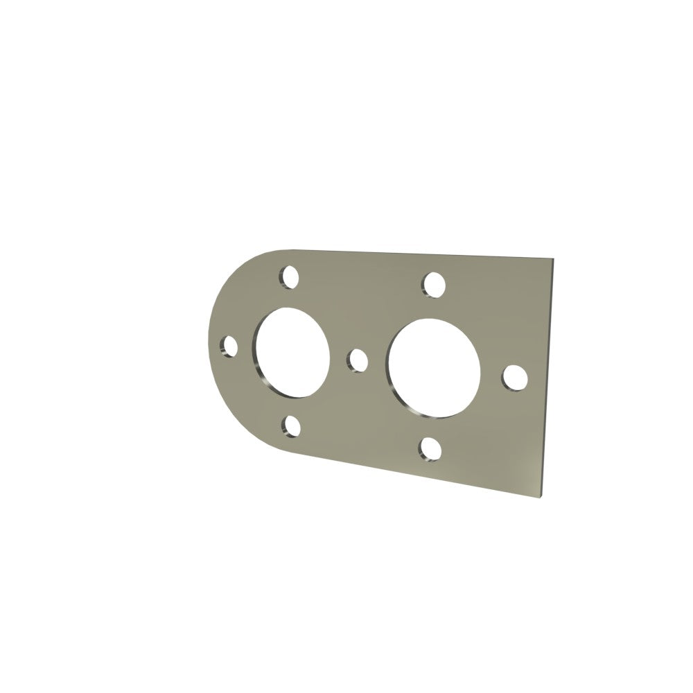 Honda Shadow VT750 (Shaft) Side Cover  (Lower Left) Raw Steel