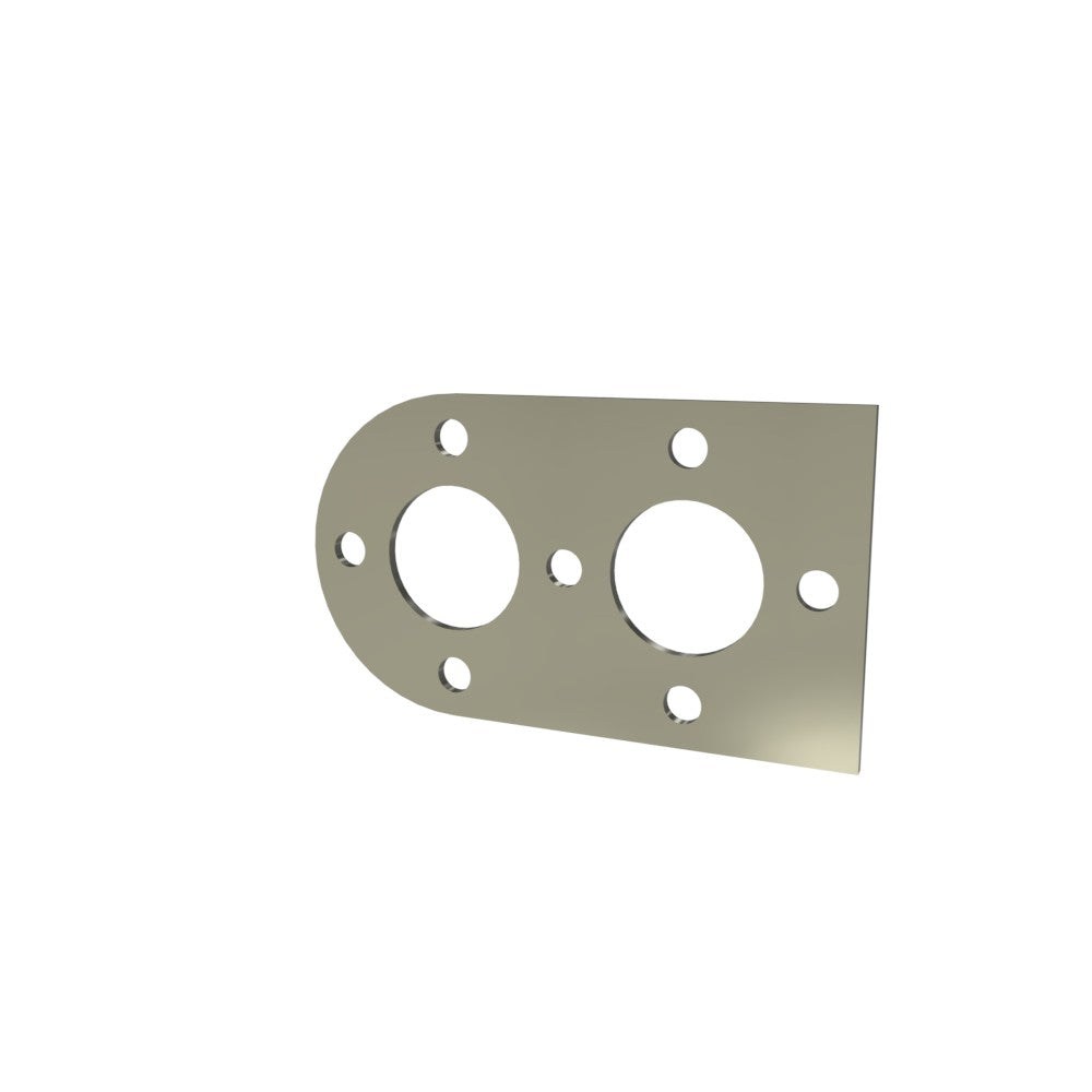 Honda Shadow VT750 (Shaft) Side Cover  (Lower Left) Raw Steel