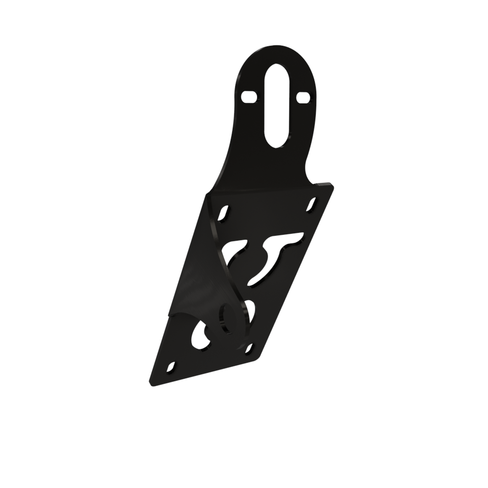 UNIVERSAL Vertical License plate bracket (Powder Coated)