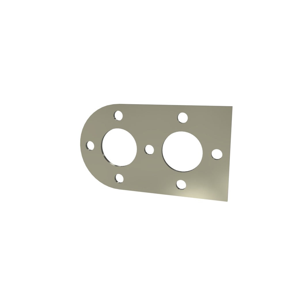 Honda Shadow VT750 (Shaft) Side Cover  (Lower Left) Raw Steel