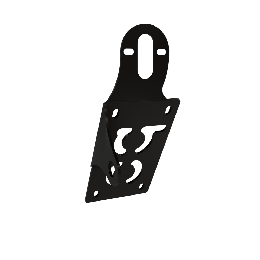 UNIVERSAL Vertical License plate bracket (Powder Coated)