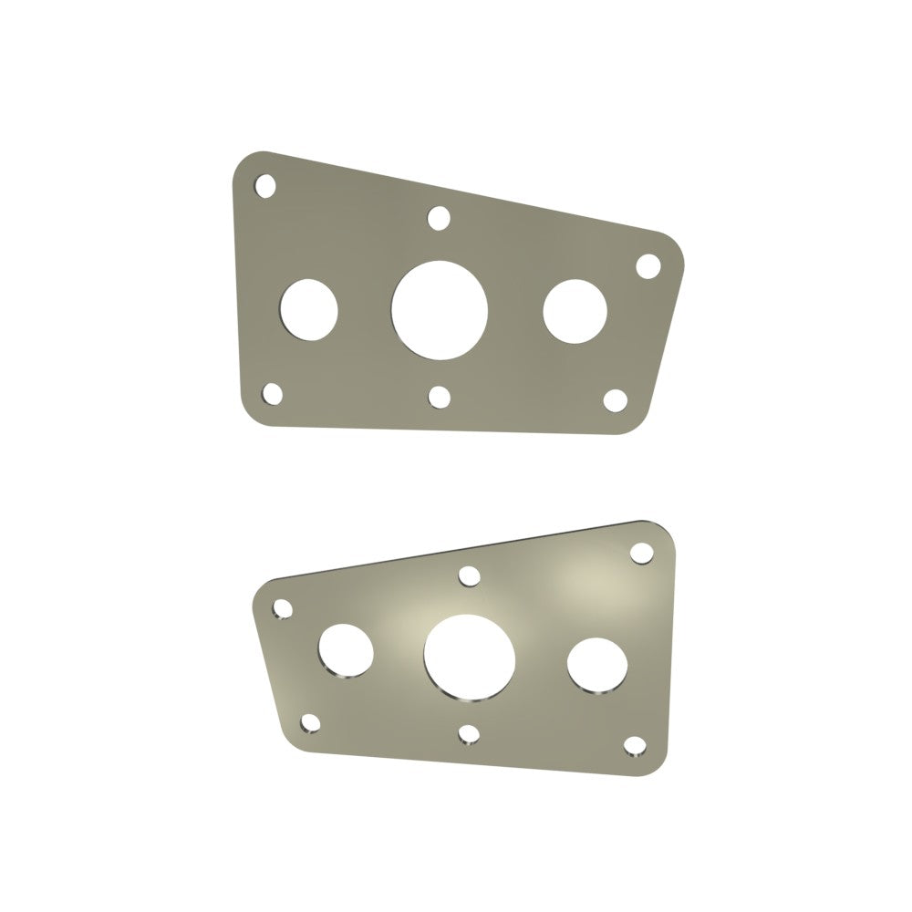Honda Shadow VT750 (Shaft) Side Covers (Left &Right) Raw Steel