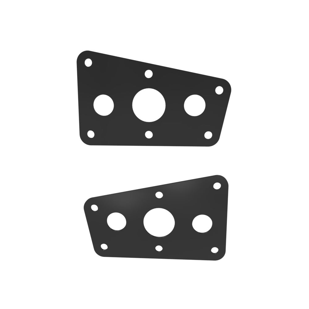 Honda Shadow VT750 (Shaft) Side Covers (Left &Right) Powder Coated