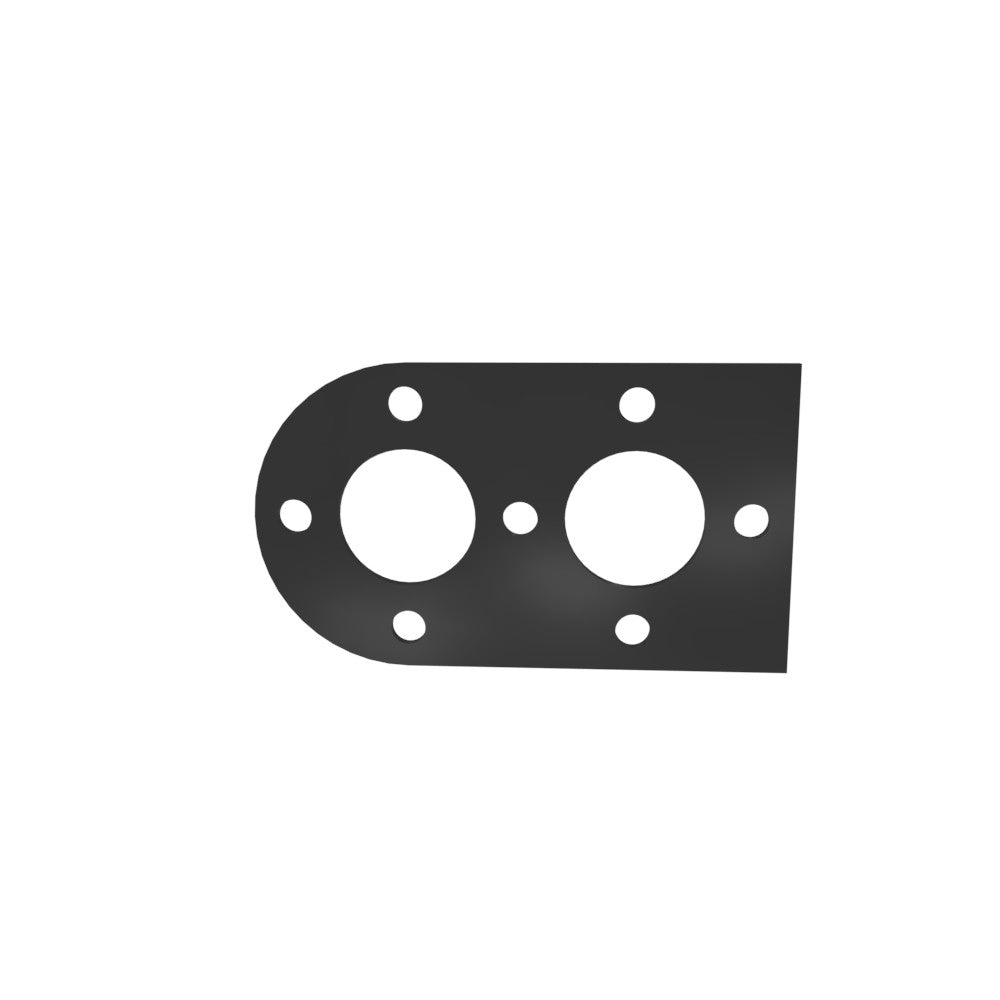 Honda Shadow VT750 (Shaft) Side Cover  (Lower Left) Powder Coated