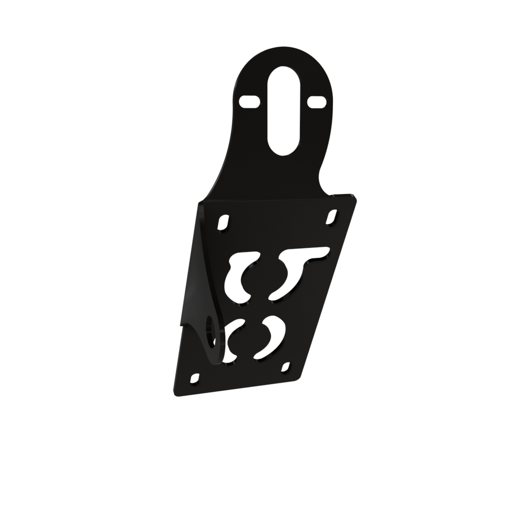 UNIVERSAL Vertical License plate bracket (Powder Coated)