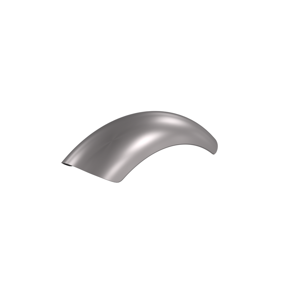 7" 1-Piece Aluminum Rear Fender