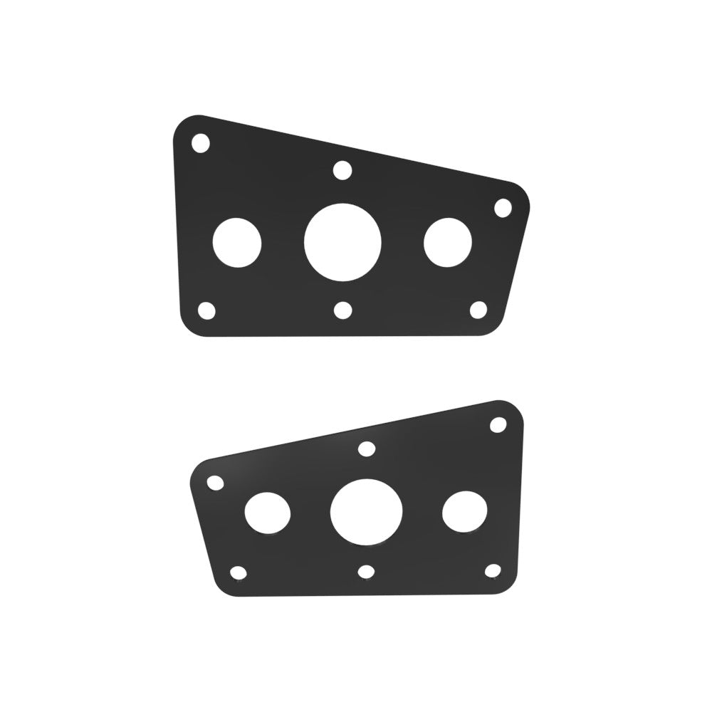 Honda Shadow VT750 (Shaft) Side Covers (Left &Right) Powder Coated