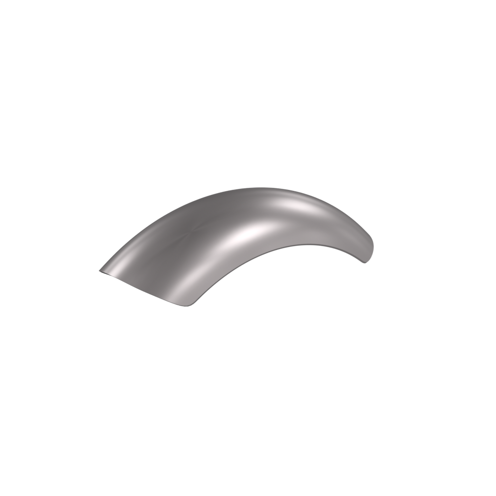 7" 1-Piece Aluminum Rear Fender