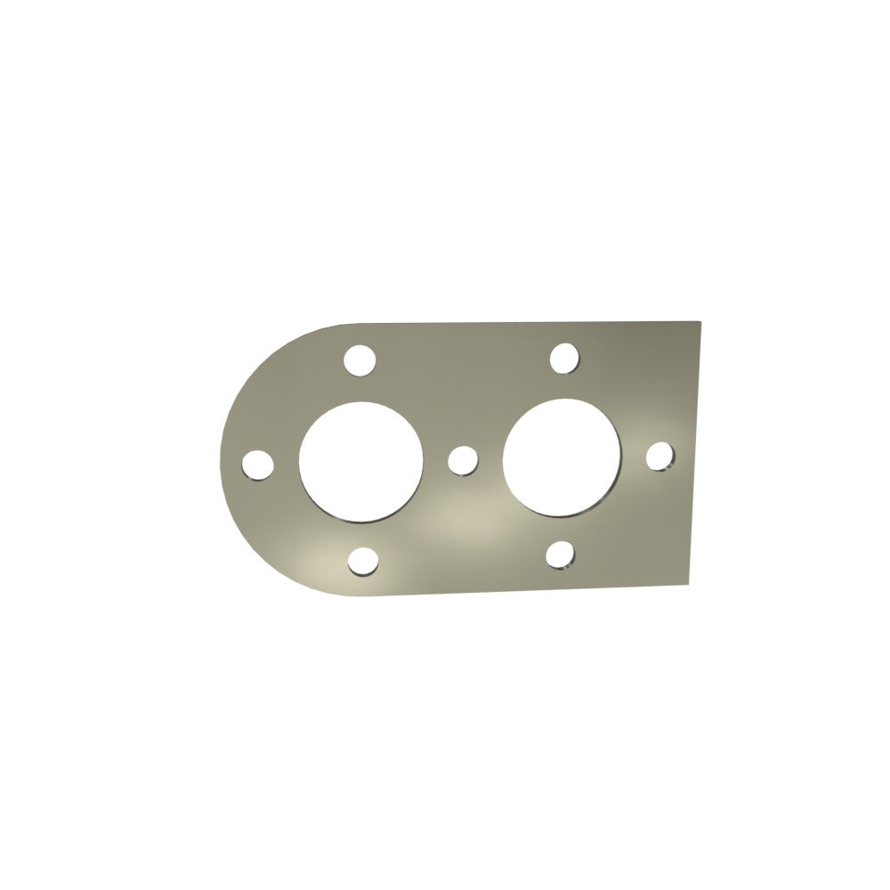 Honda Shadow VT750 (Shaft) Side Cover  (Lower Left) Raw Steel
