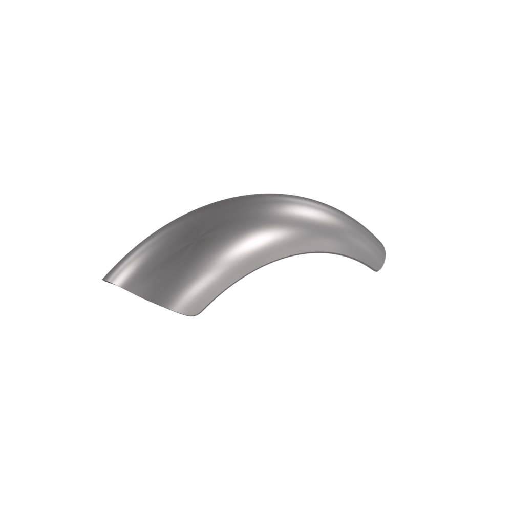 8" 1-Piece Steel Rear Fender