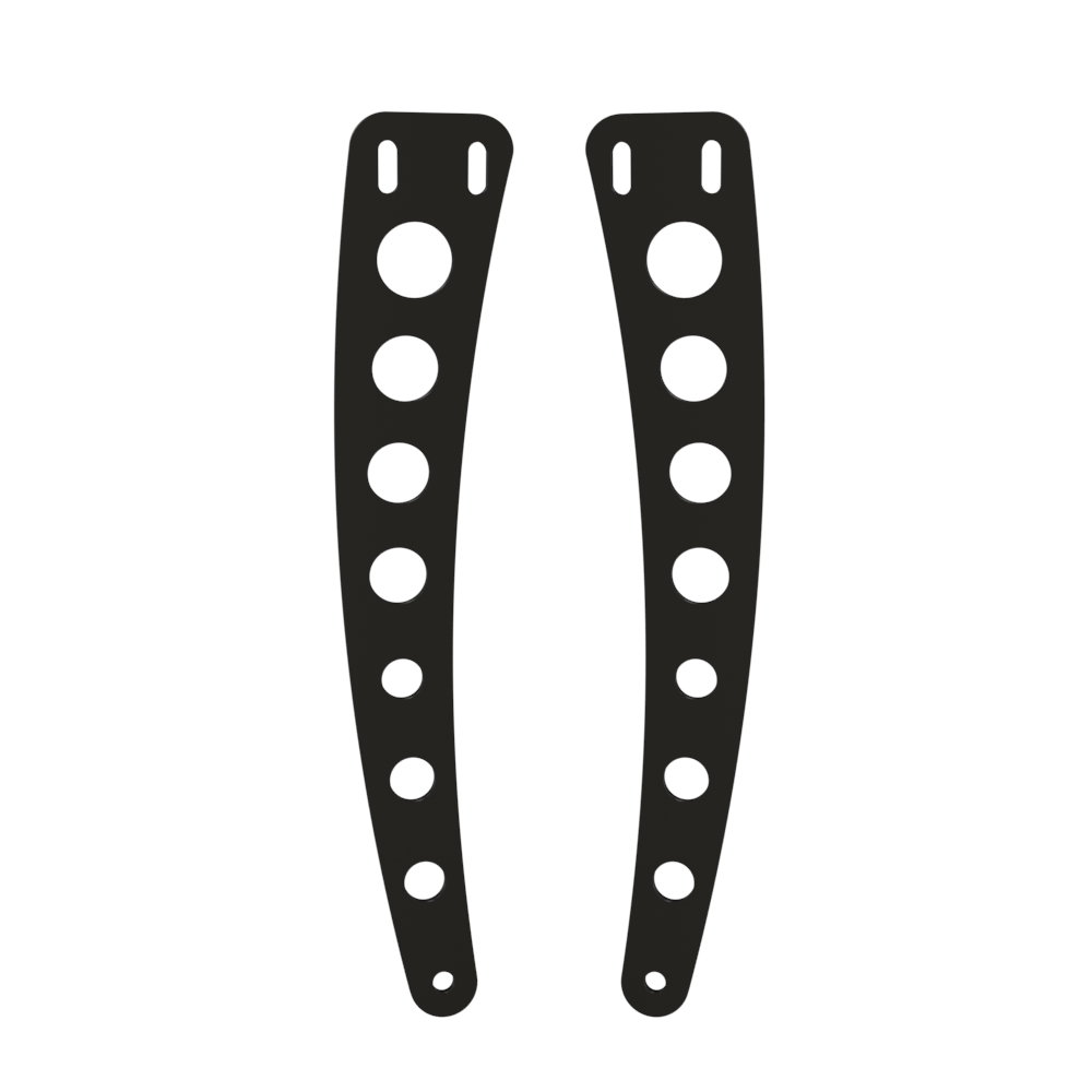 Custom Part MultiFIT Rear Fender Strut Kit Wide (HOLES)